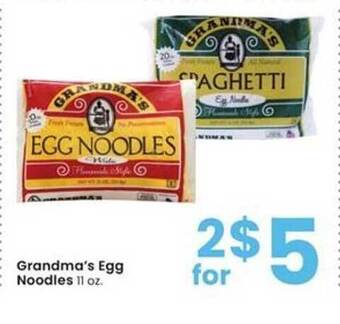 Albertsons Grandmas Egg Noodles offer