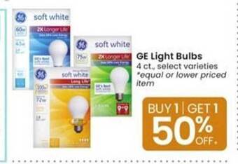 Albertsons Ge Light Bulbs offer