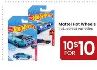Albertsons Mattel Hot Wheels offer