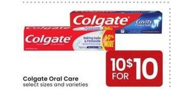 Albertsons Colgate Oral Care offer