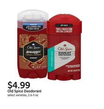 Fareway Old Spice Deodorant offer