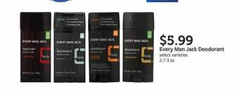 Fareway Every Man Jack Deodorant offer