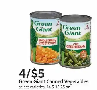 Fareway Canned Vegetables offer