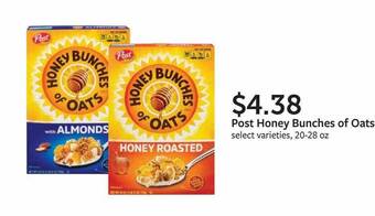 Fareway Post Honey Bunches Of Oats offer