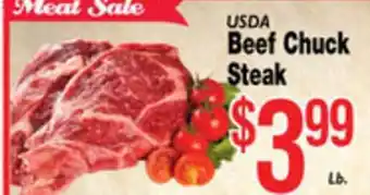 Associated USDA Beef Chuck Steak offer
