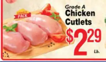 Associated Grade A Chicken Cutlets offer