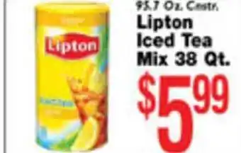 Associated Lipton Iced Tea Mix offer