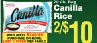 Associated Canilla Rice offer