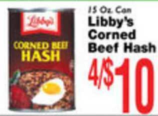Associated Libby's Corned Beef Hash offer