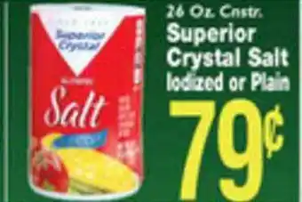 Associated Superior Crystal Salt Lodized Or Plain offer