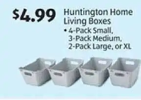 Aldi Huntington Home Living Boxes offer