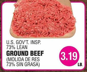Carnicerias Jimenez U.s. Gov't Insp 73% Lean Ground Beef offer