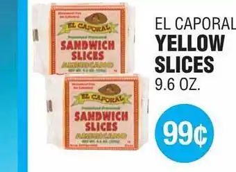 Carnicerias Jimenez El Caporal Yellow Slices offer