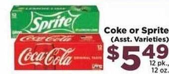 Food Town Store Coke Or Sprite offer