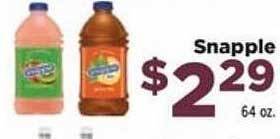 Food Town Store Snapple offer