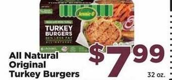 Food Town Store All Natural Original Turkey Burgers offer