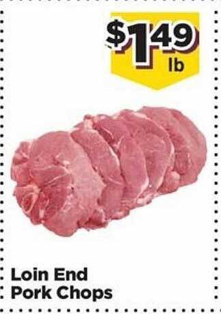 Food Town Store Loin End Pork Chops offer