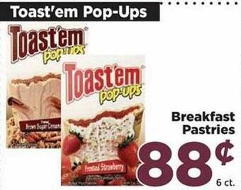 Food Town Store Toast'em Pop-ups Breakfast Pastries offer