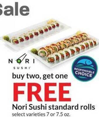 Hy-Vee Nori Sushi Standard Rolls offer