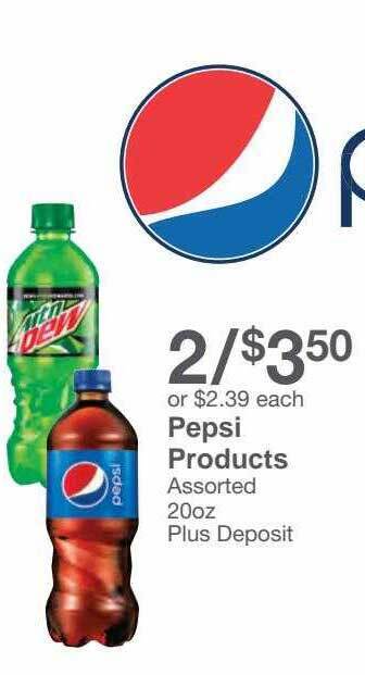 Kinney Drugs Pepsi Products offer