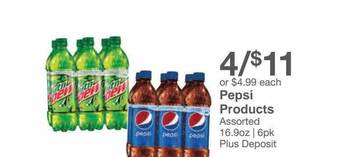 Kinney Drugs Pepsi Products offer