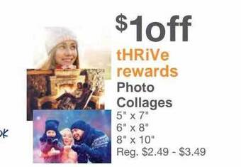 Kinney Drugs Photo Collages offer
