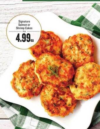 Lowes Foods Signature Salmon Or Shrimp Cakes offer