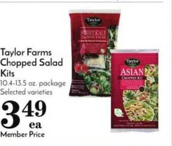 Pavilions Taylor Farms Chopped Salad Kits offer