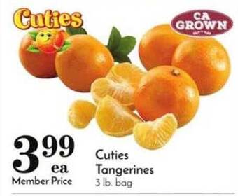 Pavilions Cuties Tangerines offer