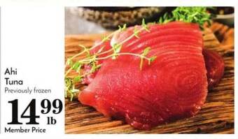 Pavilions Ahi Tuna offer