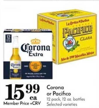 Pavilions Corona Or Pacifico offer