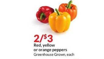 Hy-Vee Red, Yellow Or Orange Peppers offer