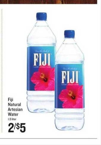 Lowes Foods Fiji Natural Artesian Water offer