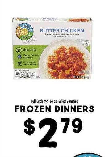 Maceys Frozen Dinners offer