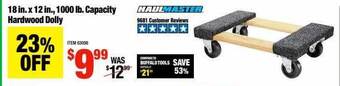 Harbor Freight Tools Haulmaster 18 In. X 12 In., 1000 Lb. Capacity Hardwood Dolly offer