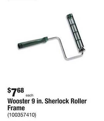 The Home Depot Wooster 9 In. Sherlock Roller Frame offer