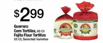 Jons International Guerrero Com Tortillas Fajita Flour Tortillas offer