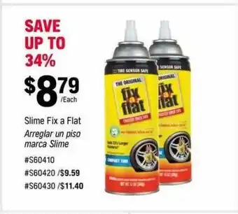 Napa Slime Fix A Flat Arreglar Un Piso Marca Slime offer
