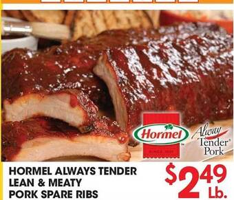 Super King Markets Pork Spare Ribs offer
