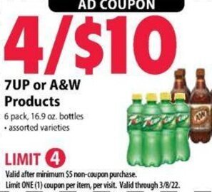 Festival Foods 7up Or A&W Products offer