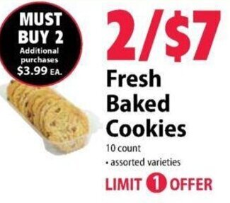 Festival Foods Fresh Baked Cookies offer