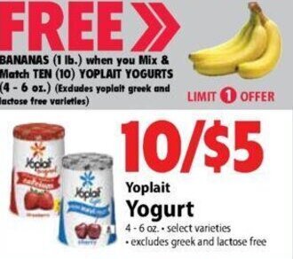 Festival Foods Yoplait Yogurt offer