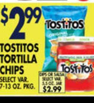 Associated Tostitos Tortilla Chips offer