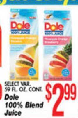 Associated Dole 100% Blend Juice offer