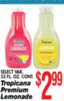 Associated Tropicana Premium Lemonade offer