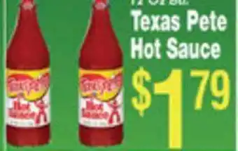 Associated Texas Pete Hot Sauce offer