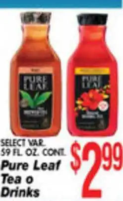 Associated Pure Leaf Tea O Drinks offer