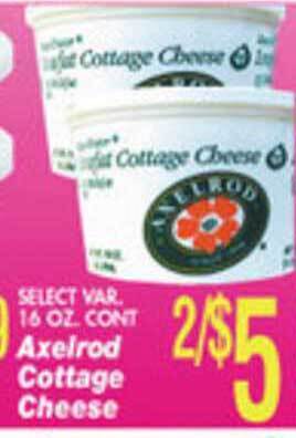 Associated Axelrod Cottage Cheese offer