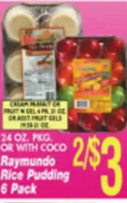 Associated Raymundo Rice Pudding 6 Pack offer
