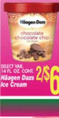 Associated Haagen Dazs Ice Cream offer